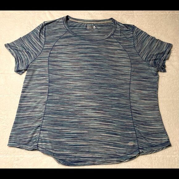 Reel Legends Gray Athletic Top 2X - Picture 2 of 5